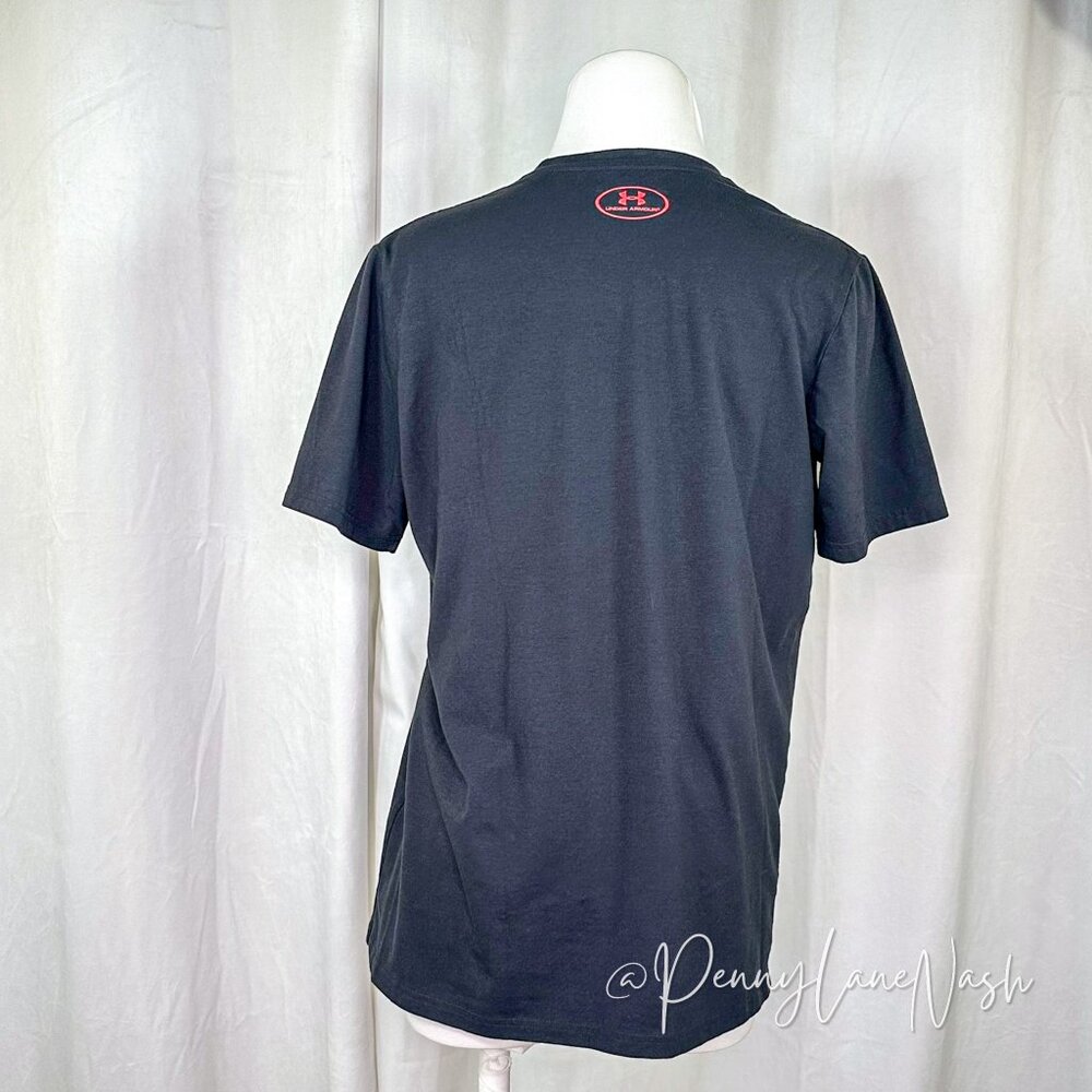 Under Armor Freedom American Flag Baseball T-shirt Black - Picture 5 of 10